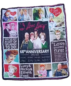 NEW I Love Lucy Quilted Blanket - Picture 1 of 4