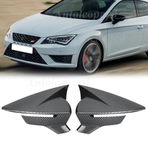 Fundas de espejo retrovisor para Seat Leon 5F MK3 ST Cupra 13-20 Ibiza MK5 Arona 17-18 - Imagen 1 de 10