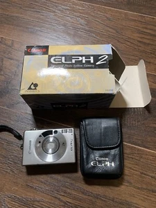 CANON ELPH 2 - CÁMARA APUNTAR Y DISPARAR CON ESTUCHE Y CAJA ¡ENVÍO GRATUITO! - Imagen 1 de 6