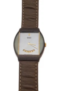 OROLOGIO DONNA SEIKO RIVOLI CINTURINO PELLE DATA - NUOVO DA NEGOZIO - VINTAGE - Foto 1 di 1