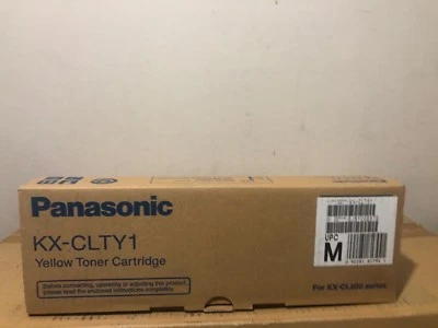 Cartucho de tóner amarillo Panasonic KXCLTY1 KX-CLTY1 genuino serie KXCL500 NUEVO EN CAJA Foto 1 de 4