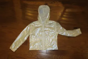 8 M GIRL ❤️ JOUJOU ❤️ CUTE ZIP WINDBREAKER RAIN COAT ❤️FALL SPRING EASTER JACKET - Picture 1 of 4