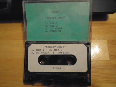 RARE PROMO Tiger CASSETTE TAPE Nobody Move MIXES reggae Mad House FIREHOUSE CREW - Image 1 of 2
