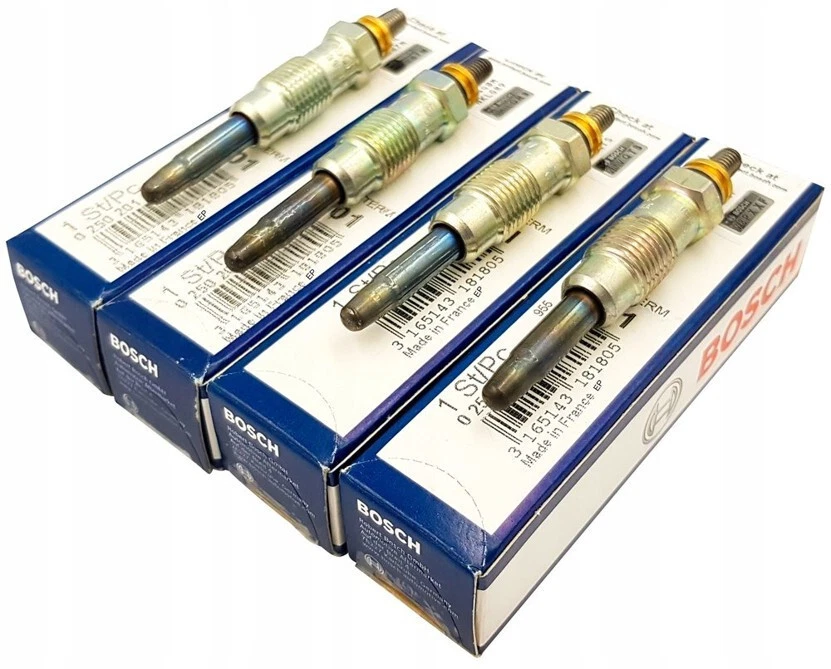 4x Kit de bujías incandescentes de motor diésel BOSCH para Mercedes 1984 1985 190D/1977-1983 240D Foto 1 de 1