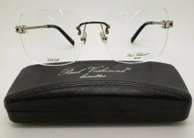 PAUL VOSHERONT PV618 C1 23K ПОЗОЛОЧЕННЫЕ ОЧКИ 60-17-140 НОВЫЙ w. Чехол!!! - Изображение 1 из 4