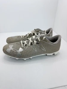 Under Armour UA Nitro Low MC Football Cleats Men’s Size 10 Silver Shoes Sports - Picture 1 of 6