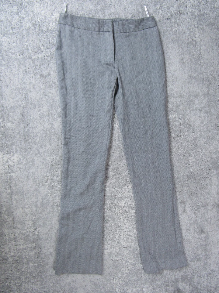 Pantalones Alexander McQueen Mujer 38 Vestido Gris Italiano Negocios Vellón Lana Trabajo Foto 1 de 4