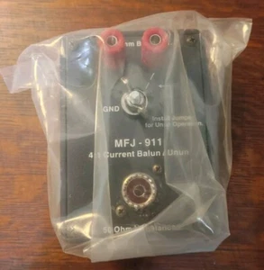 MFJ-911 4:1 Current Balun / Unun 200 Ohm Balanced 50 Ohm Unbalanced - Zdjęcie 1 z 4
