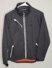 Elevate Womens Full Zip Black Apple Company Logo Jacket Size Small Activewear