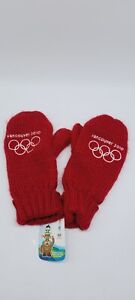 NWT Team Canada Vancouver 2010 Winter Olympics Red Mittens Gloves Adult Size M/L