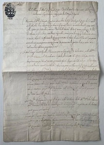 AC238w DUCATO DI MODENA CARPI ,TESTAMENTO DON CASAVINI 1733 - Foto 1 di 2