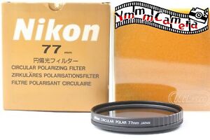 [Sin usar en caja] Filtro polarizador polarizador circular Nikon de 77 mm...