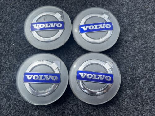 x4 Volvo 64 mm Alufelge Mittelkappen Satz Original V70 V50 S40 V40 C30 XC90