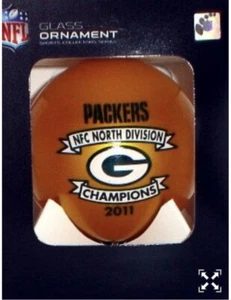 GREEN BAY PACKERS NFC NORTH 2011 CHAMPS Champions Christmas ORNAMENT #3 - Picture 1 of 1