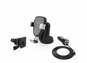 Bracketron 10W Qi Wireless Charging Gravity Mount for Dash or Vent BT29722 PwrUp - Picture 1 of 12