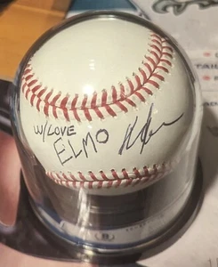 Kevin Clash & Elmo Signed OMLB Baseball Sesame Street Beckett Encapsulated - Picture 1 of 5