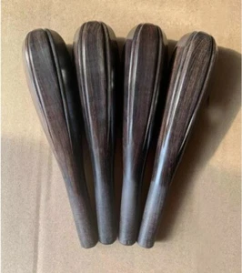 Eje de pipa de sándalo negro, eje de pipa de madera de seis pétalos 4 proyectos - Imagen 1 de 5