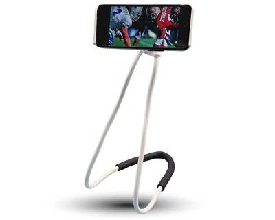 Universal Cell Phone Neck Phone Holder Hands-Free Flexible Durable White New - Image 1 of 4