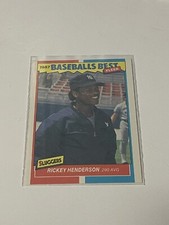 1987 Fleer Baseballs Best #18 Rickey Henderson **015510