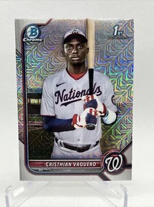 2022 Bowman Chrome Cristhian Vaquero 1st Mojo Refractor Nationals #BCP-157 - Picture 1 of 2
