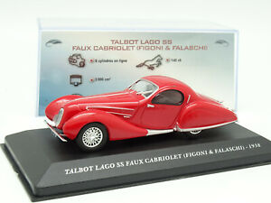  Ixo Presse 1/43 - Talbot Lago SS Faux Cabriolet Figoni Falaschi 1938