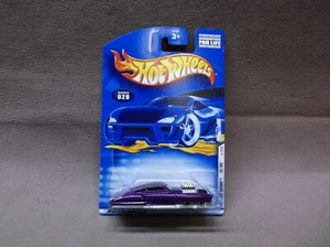 HOT WHEELS 2001 #28 FE PURPLE EVIL TWIN CADZILLA 1950S CUSTOM CADILLAC FASTBACK - Picture 1 of 3