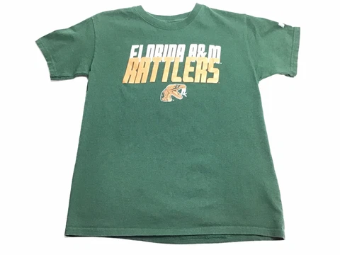 FAMU Green Florida A&M University Rattlers T-shirt Size 8 Youth Cover