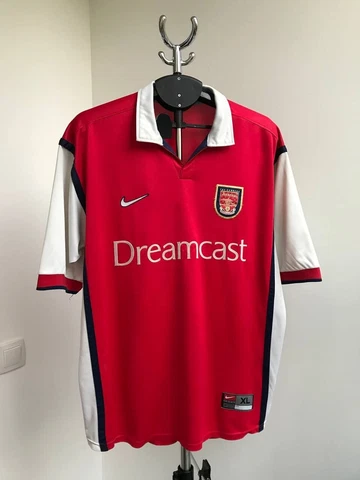 ARSENAL 1999 2000 HOME FOOTBALL SOCCER SHIRT JERSEY NIKE VINTAGE GUNNERS MENS XL Cover
