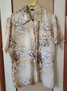 North River Joel Champion Hawaiian Button Up Short Sleeve Shirt Men's Sz, L - Picture 1 of 5