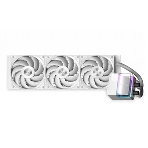 Refroidisseur d'eau tout-en-un CPS "DS360 WH" 360mm radiateur double chambre structure blanc - Photo 1/9