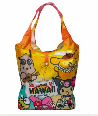BOLSO DE COMPRAS REUTILIZABLE HELLO KITTY & FRIENDS HAWAII BOLSO PLEGABLE Foto 1 de 2