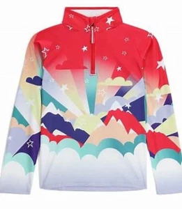 Spyder Surface 1/2 Zip Mid-Layer Top - Multi - Neu mit Etikett Mädchen XL (14) - Bild 1 von 3
