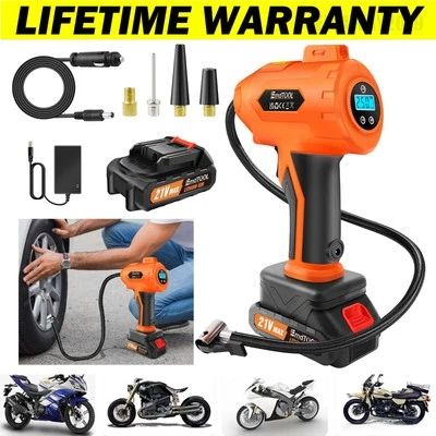 Car Tyre Inflator Cordless Digital Battery Rechargeable Tire Air Compressor Pump