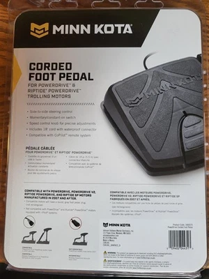 Minn Kota Powerdrive Bluetooth Foot Pedal (Corded) 1866070 - Image 1 of 4