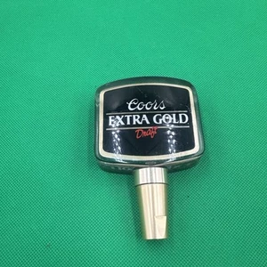 Mango de grifo de cerveza acrílico Coors Extra Gold Draft - Imagen 1 de 5