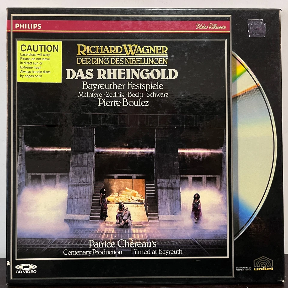 WAGNER - Das Rheingold (2 Disc Box Set) (1980) - Laserdisc - Excellent Condition - Image 1 of 4