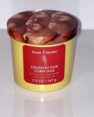 Vela perfumada Scent Market Country Fair Corn Dog - NUEVA Foto 1 de 3