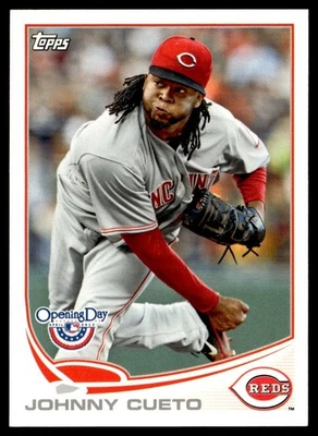 2013 Topps Opening Day Johnny Cueto Cincinnati Reds #191 - Image 1 of 2