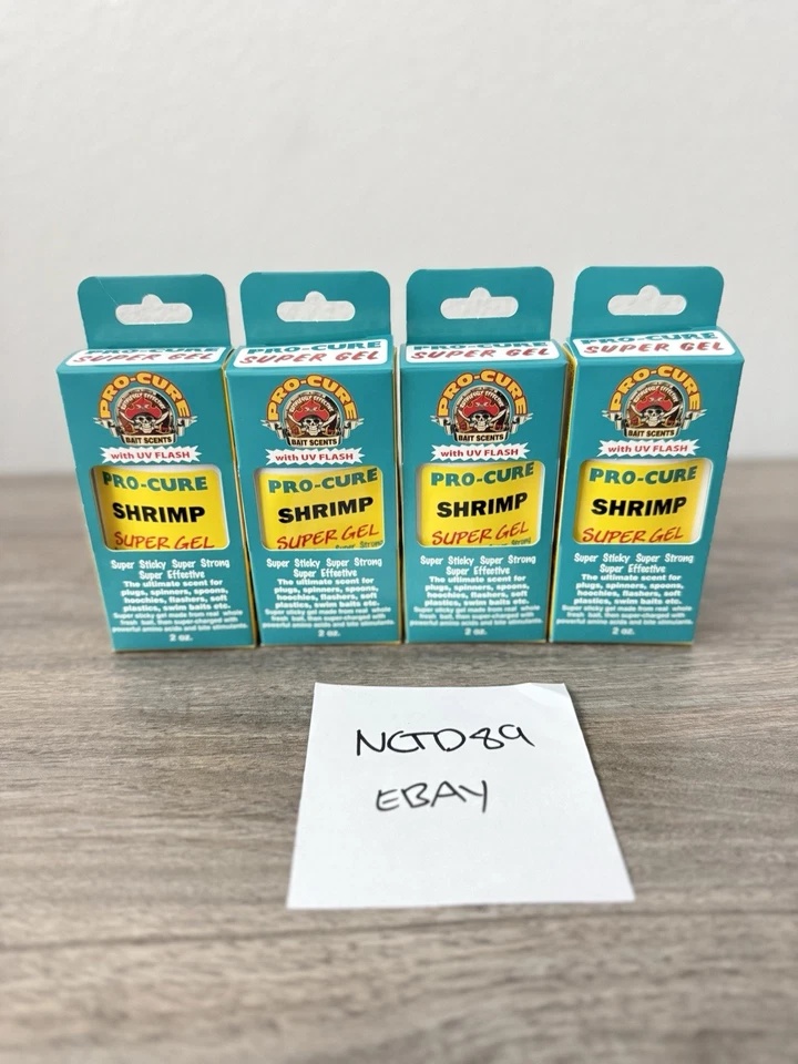 Pro Cure G2-smp Shrimp Super GEL 2 Ounce Fish Bait Scent