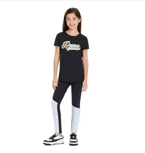 PUMA GIRLS ACTIVE SET Size XL Black - Picture 1 of 7