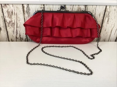 HOLLYWOULD ДЛЯ ЦЕЛЕВОЙ КРАСНОЙ ОБОРКИ СУМОЧКИ/КЛАТЧА С ЦЕПОЧКОЙ РЕМЕНЬ - Изображение 1 из 4