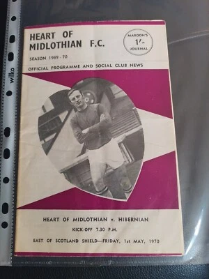 Hearts v Hibernian 1 May 1970 East of Scotland Shield Final Hibs (1)(24) - Image 1 of 4