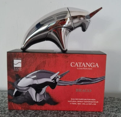 1 eau de parfum for men CATANGA BRAGO Stier silber Jean Pierre Sand 75 ml Kraft