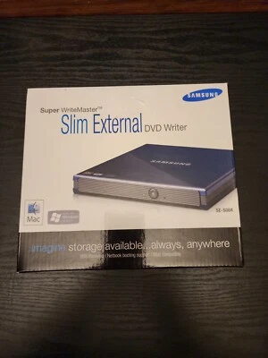 Samsung SE-S084 Super WriteMaster Slim External DVD Writer - Image 1 of 2