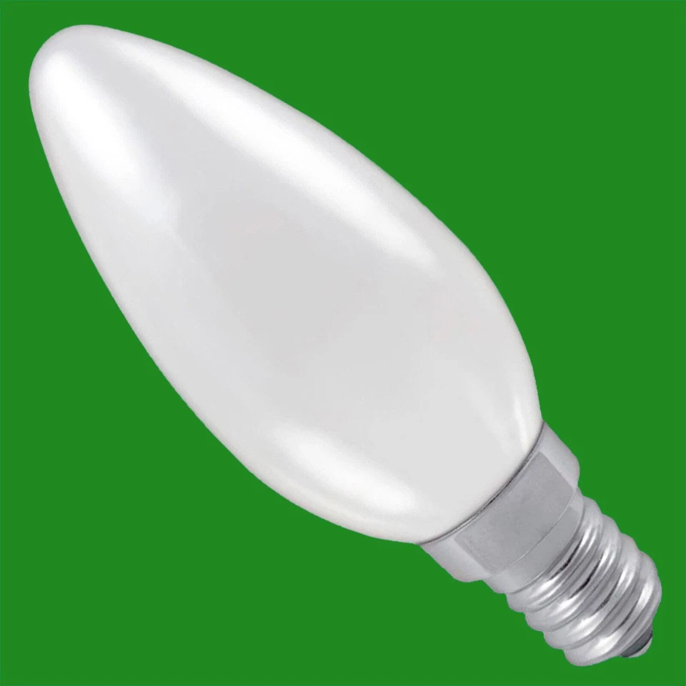 10x 40W Opal Dimmable Incandescent Candle Light Bulbs Edison Screw SES E14 Lamps - Image 1 of 1
