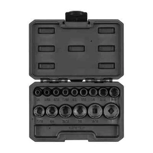 TEKTON 3/8 Inch Drive 12-Point Impact Socket Set, 15-Piece (1/4-1 in.) SID91304 - Picture 1 of 4