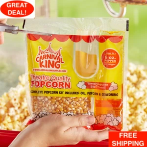 (36-Pack) All-In-One Large Butterfly Butter Popcorn Kit for 6 oz. Poppers - Picture 1 of 12