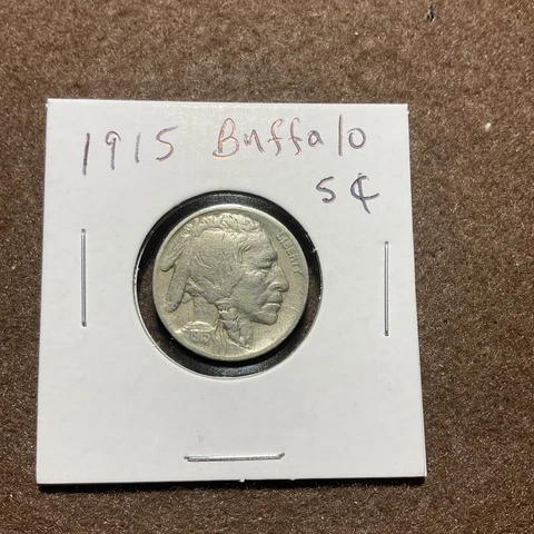 Very Nice 1915 P Buffalo Nickel #1 Cover