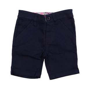 Toddler Girls Navy Blue Short S4HV73- Flat Front US POLO School Uniforms Size 2T - Picture 1 of 2