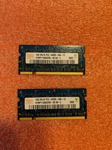 HYMP112S64CR6-S6 GENUINE HYNIX LAPTOP MEMORY 1GB DDR2 PC2-6400 (CA63) - Picture 1 of 2